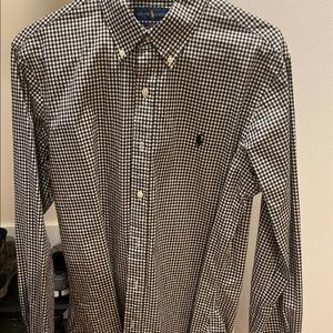 Long sleeve polo button up